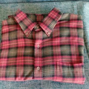 Lands End men’s flannel shirt. XLT